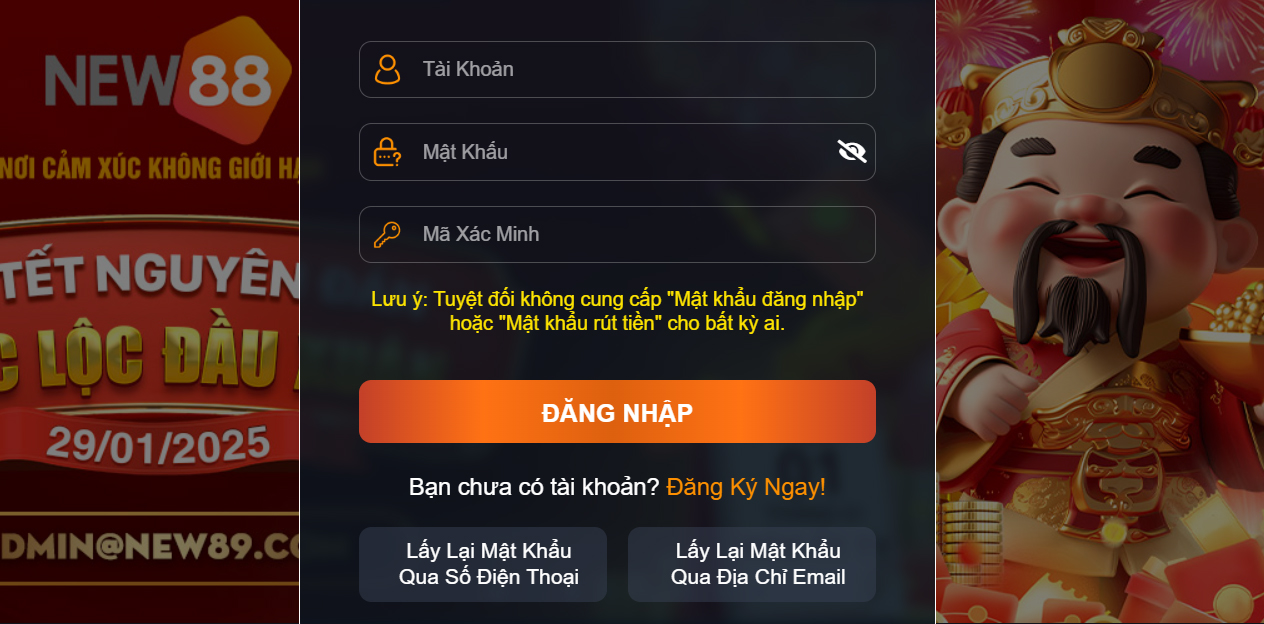 Khôi phục mật khẩu NEW88: Hướng dẫn chi tiết khi quên mật khẩu 6 Hướng dẫn khôi phục mật khẩu NEW88